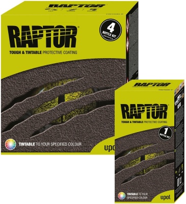 Tintable Raptor Bedliner 1 & 4 Bottle Kits